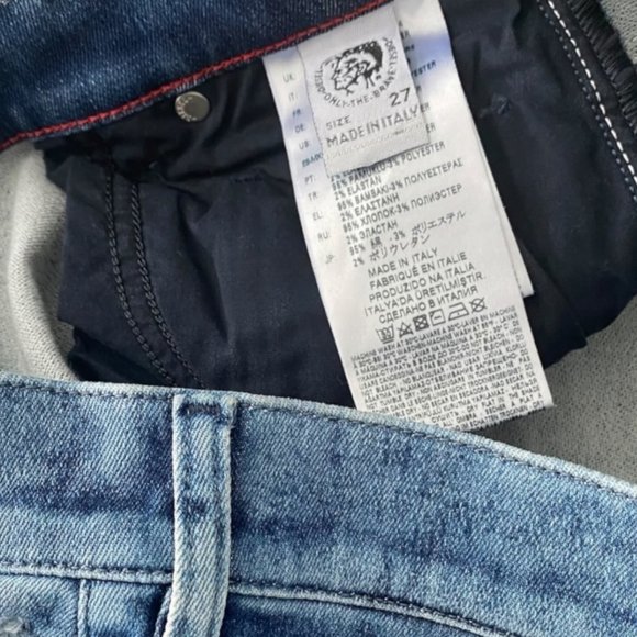 Diesel Krailey-B-T boyfriend jogg jeans size 27 - Picture 4 of 8